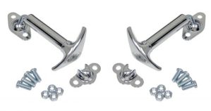 Chrome Hood Latch, Pair