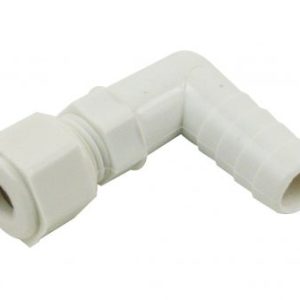 Universal 90 Degree?Nylon Fitting with Nylon Nut