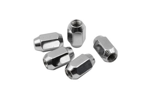 Chrome Lug Nuts, 7/16" x 20, RH, Acorn 60? Style (Set of 5)