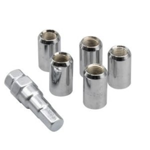 1/2" Small Dia, 60 Degree, for all 5x112 wheels Chrome with?tool, Set of 5