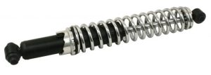Standard Length ? 17.80" Non-Compressed / 12.00" Compressed. Front Link Pin, Rear All ? Black/Chrome, Boxed, Pair.