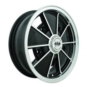 BRM Style Wheel, Gloss Black with Polished Lip & Spoke Edges 15 5 14 37/16 60 ? 5x205 14