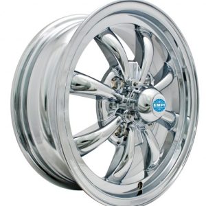GT-8 Wheel, Chrome, 15x5?, 4x130, 30mm Offset, 4.375? Back Space, 60? Seats