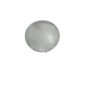 Cap Only (Plain) for 15" Raider, Push-On Chrome Plated Plastic with Ring