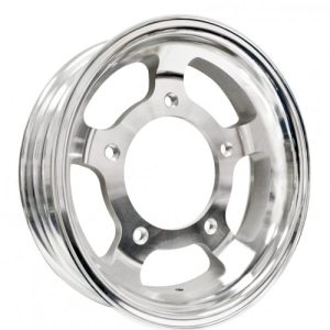 Off Road Wheel : Machine Finished Aluminum : 15 x 4 Inch : 5 x 205
