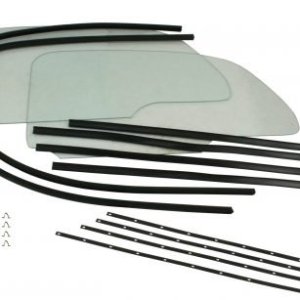 1 Piece Window Kit, Type 1 58-64, Snap-In Scrapers