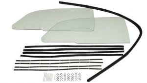1 Piece Window Kit, Type 1 65-77, Snap-In Scrapers