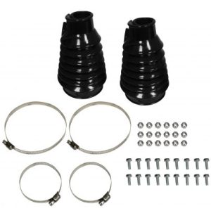 Deluxe Swing Axle Boot. Black - Pair
