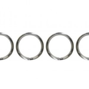 Stainless Steel Wheel Trim Rings, 15", Set of 4 (Boxed)