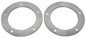 Aluminum Wheel Spacer Set, 2 Pieces, 5x205, 3/8" Thick, 14mm Bolt Holes