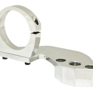 Billet Combo Fuel Pump Block-Off / Coil Mount, Polished