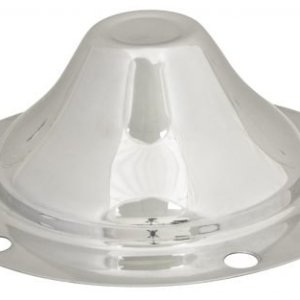 Polished Aluminum Wheel Caps for 5 Lug Wheels, Pair