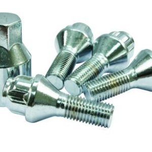 12mm-1.5, 60 Degree, Bolt, 23mm threaded area, Set of 4