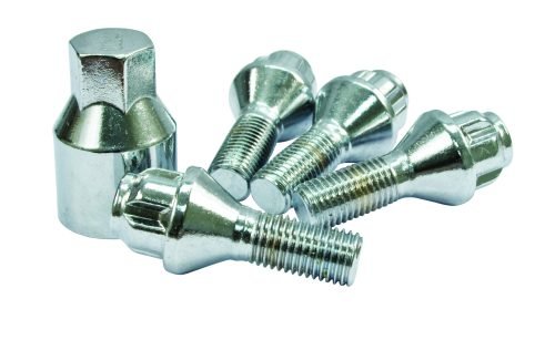 12mm-1.5, 60 Degree, Bolt, 23mm threaded area, Set of 4