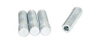Long Wheel Studs, M14-1.5 to 1/2-20, Set of 4