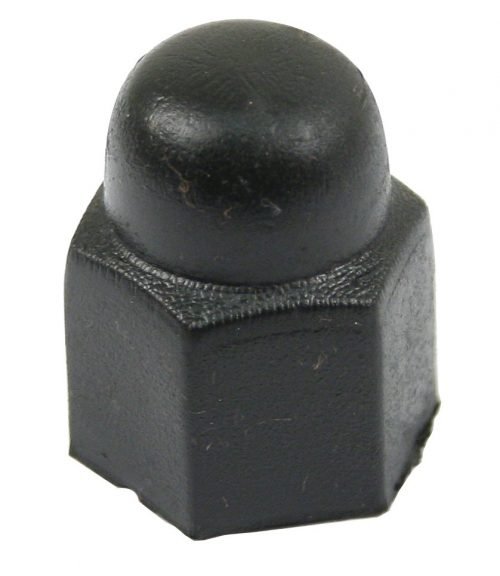 Black Wheel Bolt Cap - Each