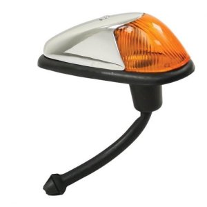 Turn Signal Assy., Left & Right, 58-63, Amber, Each (Chrome Plated Steel)