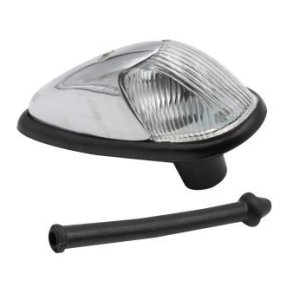 Turn Signal Assy., Left & Right, 58-63, Clear, Each (Chrome Plated Steel)