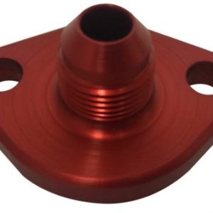 An8 Fuel Pump Block Off, Red