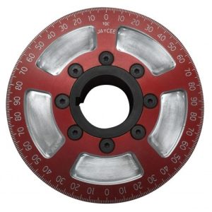 Billet 5-1/4" Street Pulley, Red