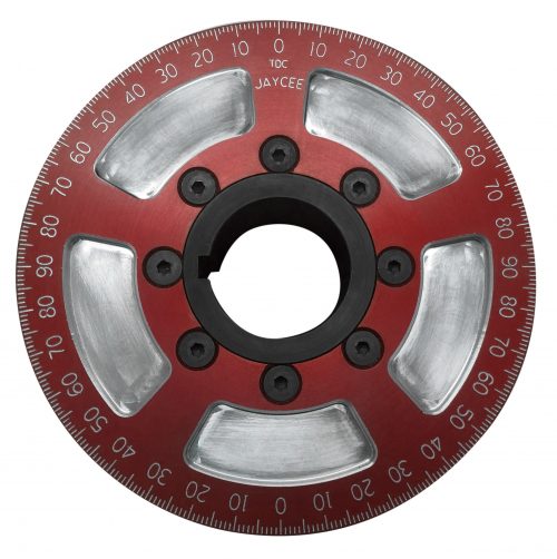 Billet 5-1/4" Street Pulley, Red Sand Seal