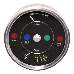 356 Combination Oil Temperature and Fuel Level Gauge